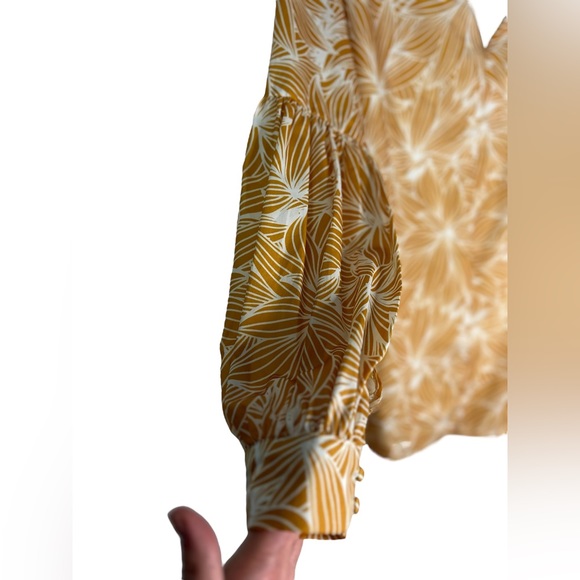 ANTHROPOLOGIE XL ByEgreis Doris Vacation Floral Long Sleeve Boxy Bateau Neck Top - Picture 10 of 12